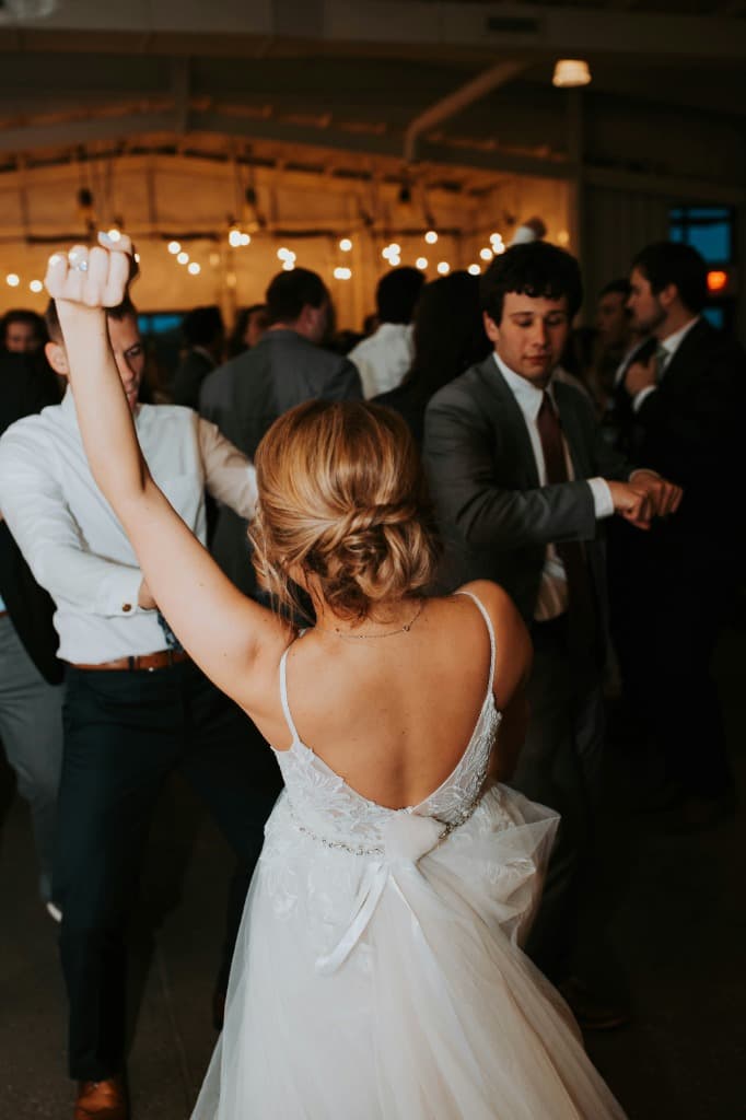 First dance under lights